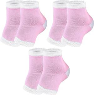 Refttenw Funktionssocken Feuchtigkeitsspendende Gel-Fersensocken zur Fußpflege,