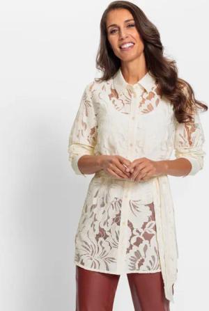 heine Klassische Bluse Spitzenbluse