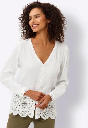 heine Klassische Bluse Langarm-Bluse