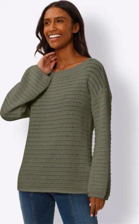 heine Strickpullover Ajourpullover