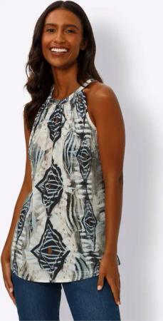 heine Blusentop Druckbluse