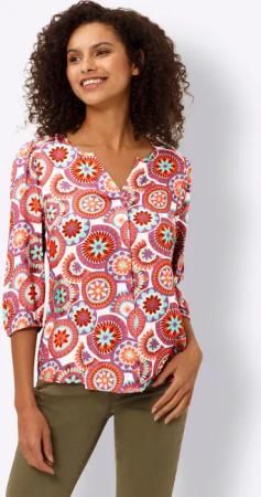 heine Klassische Bluse Druckbluse