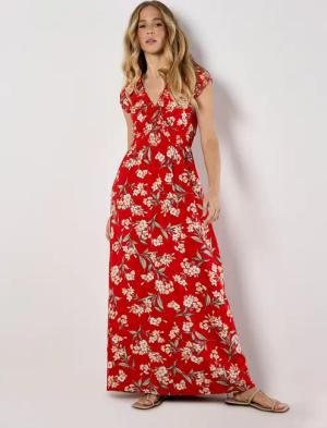 Apricot Maxikleid Flowing Jasmine Kleid