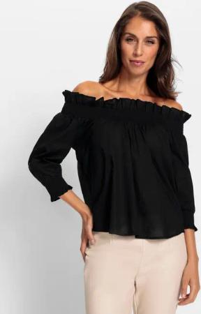 heine Klassische Bluse Baumwollbluse