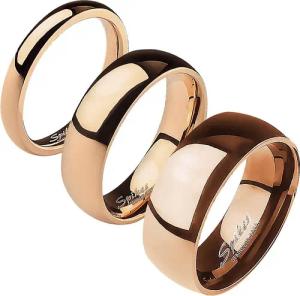 Taffstyle Fingerring Herrenring Damenring Edelstahl Rosegold