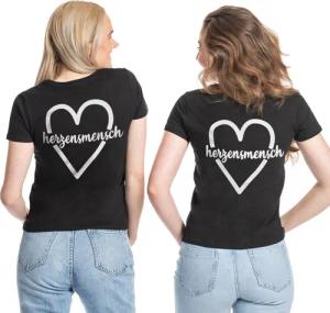 Couples Shop T-Shirt Herzensmensch Best Friends