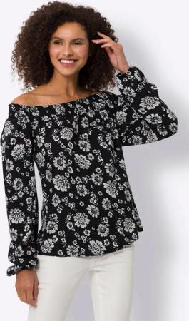 heine Klassische Bluse Druckbluse