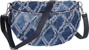 MIRROSI Bauchtasche Damen, Denim Jeans, Made