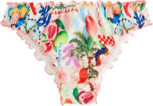 Next Bikini-Hose Bikinihose mit Kontrastrüschen, Brazilian