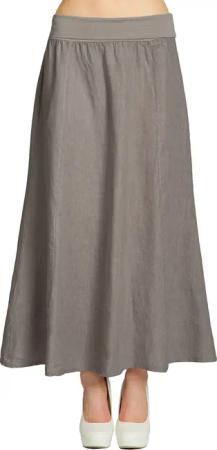 Caspar Faltenrock RO019 Damen langer Maxi