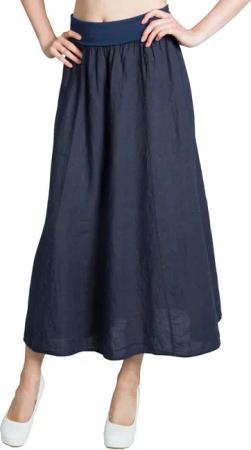 Caspar Faltenrock RO019 Damen langer Maxi