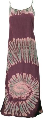 Guru-Shop Midikleid Batik Maxikleid, Strandkleid, Sommerkleid,..