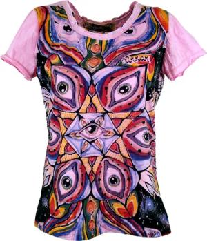 Guru-Shop T-Shirt Mirror Damen T-Shirt -