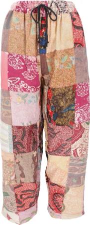 Guru-Shop Relaxhose Unikat upcyceling Patchwork Hose