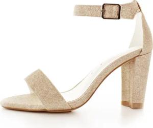 White Lady 861 champagner Glitter Sandalette