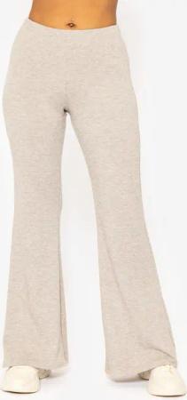 SASSYCLASSY Marlene-Hose Flared Jerseyhose Damen Jersey-Pants
