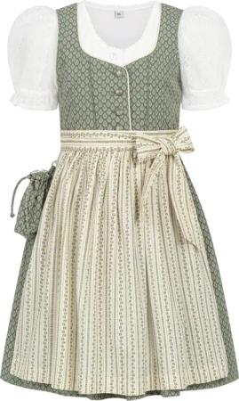 Nübler Dirndl Kinderdirndl Fredericke in Salbei