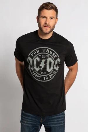 JP1880 T-Shirt T-Shirt Bandshirt AC/DC Halbarm