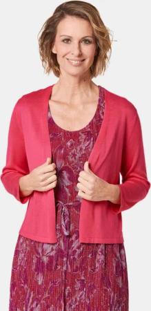 GOLDNER Strickjacke Kurzgröße: Wunderbar leichter Strick-Bolero