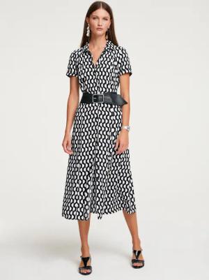heine Etuikleid Druck-Kleid
