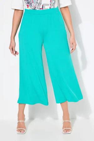Ulla Popken Funktionshose Culotte Struktur wadenlang