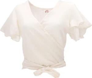 Guru-Shop Longbluse Boho Wickelbluse, Wickeltop aus