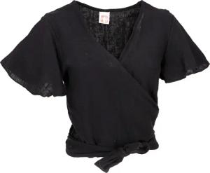 Guru-Shop Longbluse Boho Wickelbluse, Wickeltop aus