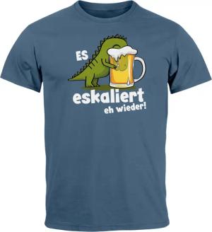 MoonWorks Print-Shirt Herren T-Shirt Alkohol Bier