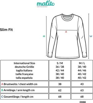 Muse Rundhalsshirt Langarm Longshirt mit Spitzensaum