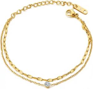 Kim Johanson Armband Giulia (1-tlg), aus Edelstahl, hypoallergen, verstellbar