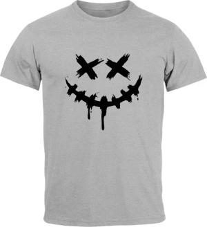 Neverless Print-Shirt Herren T-Shirt Bedruckt Techwear