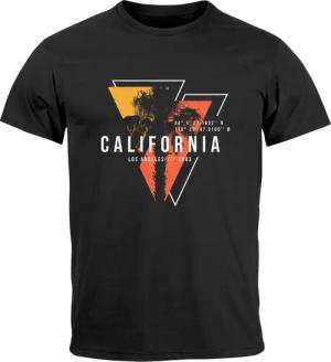 Neverless Print-Shirt Herren T-Shirt California Los