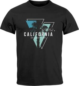 Neverless Print-Shirt Herren T-Shirt California Los
