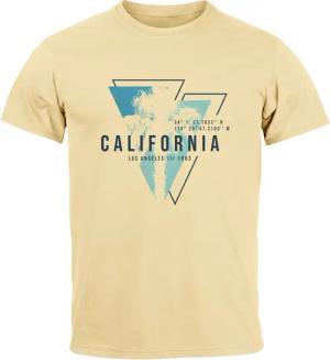 Neverless Print-Shirt Herren T-Shirt California Los