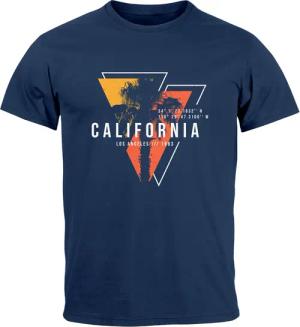 Neverless Print-Shirt Herren T-Shirt California Los