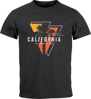 Neverless Print-Shirt Herren T-Shirt California Los
