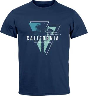 Neverless Print-Shirt Herren T-Shirt California Los