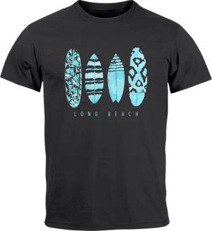 Neverless Print-Shirt Herren T-Shirt Surfing Fashion