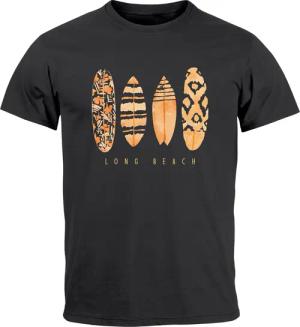 Neverless Print-Shirt Herren T-Shirt Surfing Fashion