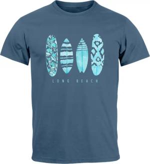Neverless Print-Shirt Herren T-Shirt Surfing Fashion