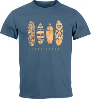 Neverless Print-Shirt Herren T-Shirt Surfing Fashion
