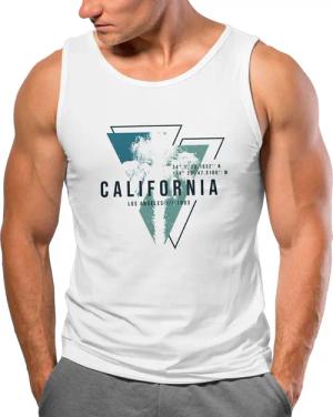 Neverless Tanktop Herren Tank-Top California Los