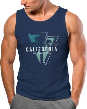 Neverless Tanktop Herren Tank-Top California Los