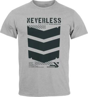 Neverless Print-Shirt Herren T-Shirt Techwear Trend