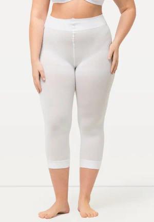Ulla Popken Feinstrumpfhose Strumpf-Capri blickdicht Oberschenkel-Schutz