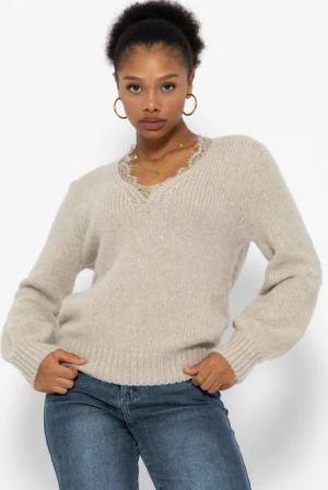 SASSYCLASSY Strickpullover Damen Pullover Elegant mit