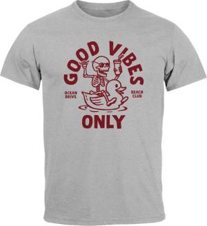 Neverless Print-Shirt Herren T-Shirt Printshirt Spruch