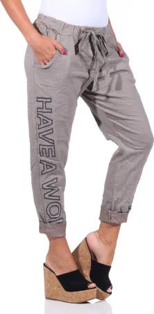 Mississhop Jogginghose Damen Hose Freizeithose Stoffhose