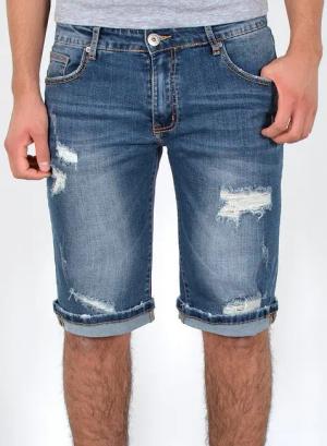 ESRA Jeansshorts Herren Sommerhose Jeans Shorts