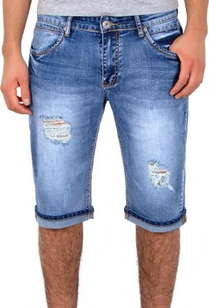 ESRA Jeansshorts Herren Sommerhose Jeans Shorts
